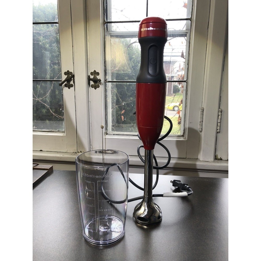KitchenAid Red Immersion Hand Blender - Powerful Home Kitchen Tool